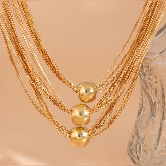 Necklace gold plated - Picture 3 of 4